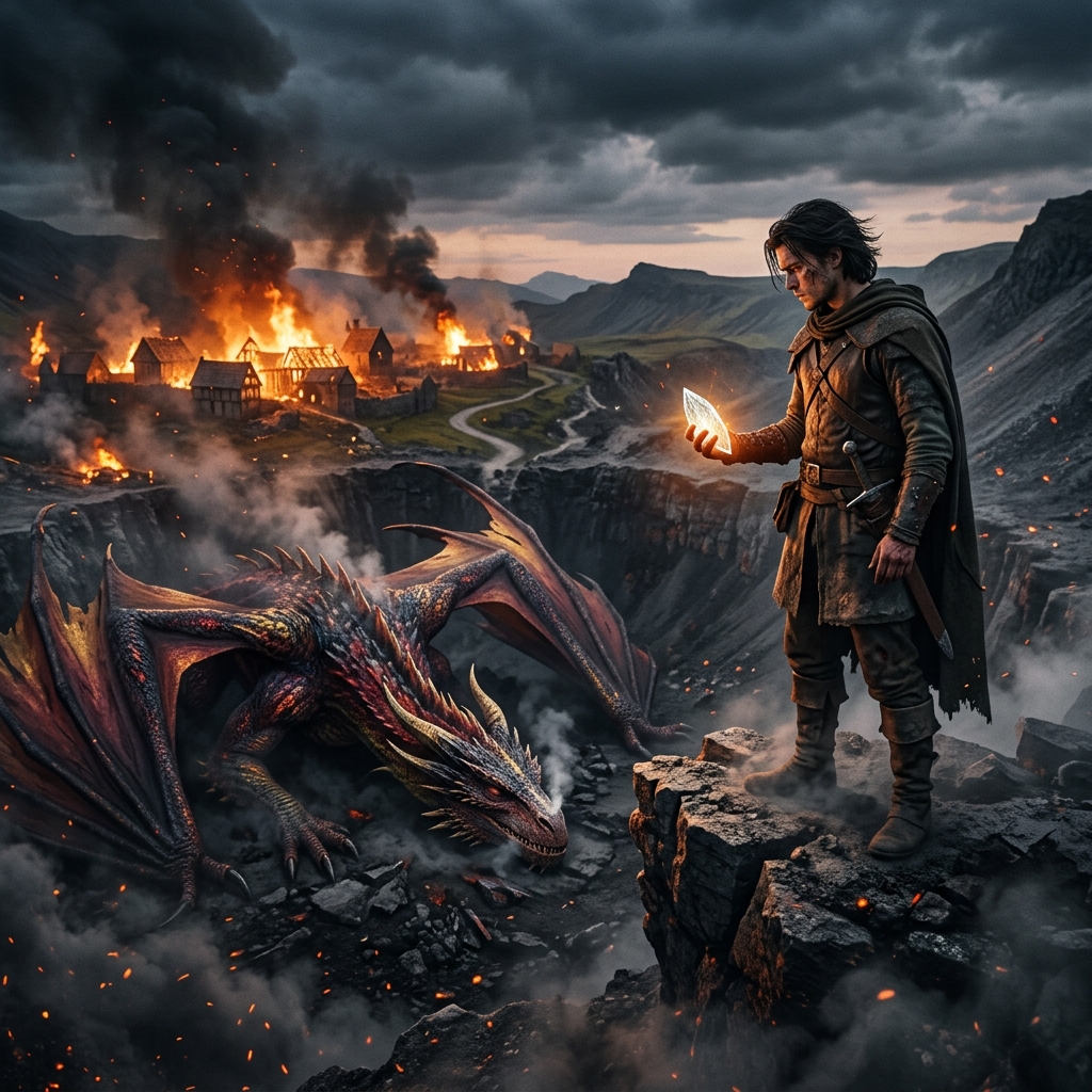 The Dragon's Last Breath Chapter 12 establishing beat